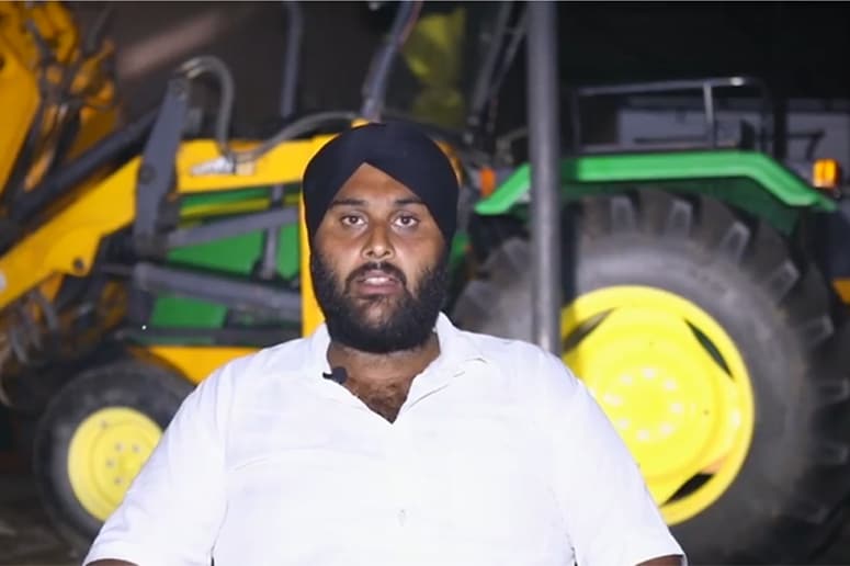 John Deere India Tractor , John Deere India Customers Testimonial , Voice of Customer , Front Profile